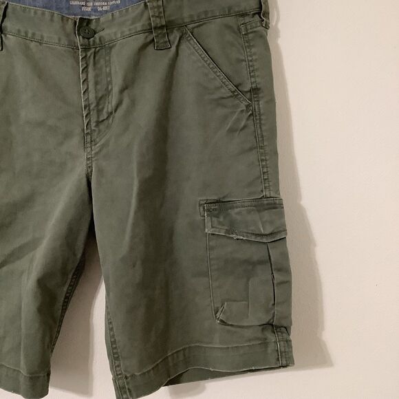 Lucky Brand Unisex Utility Gorpcore Casual Summer Military Khaki Shorts 10/30 - Picture 3 of 8